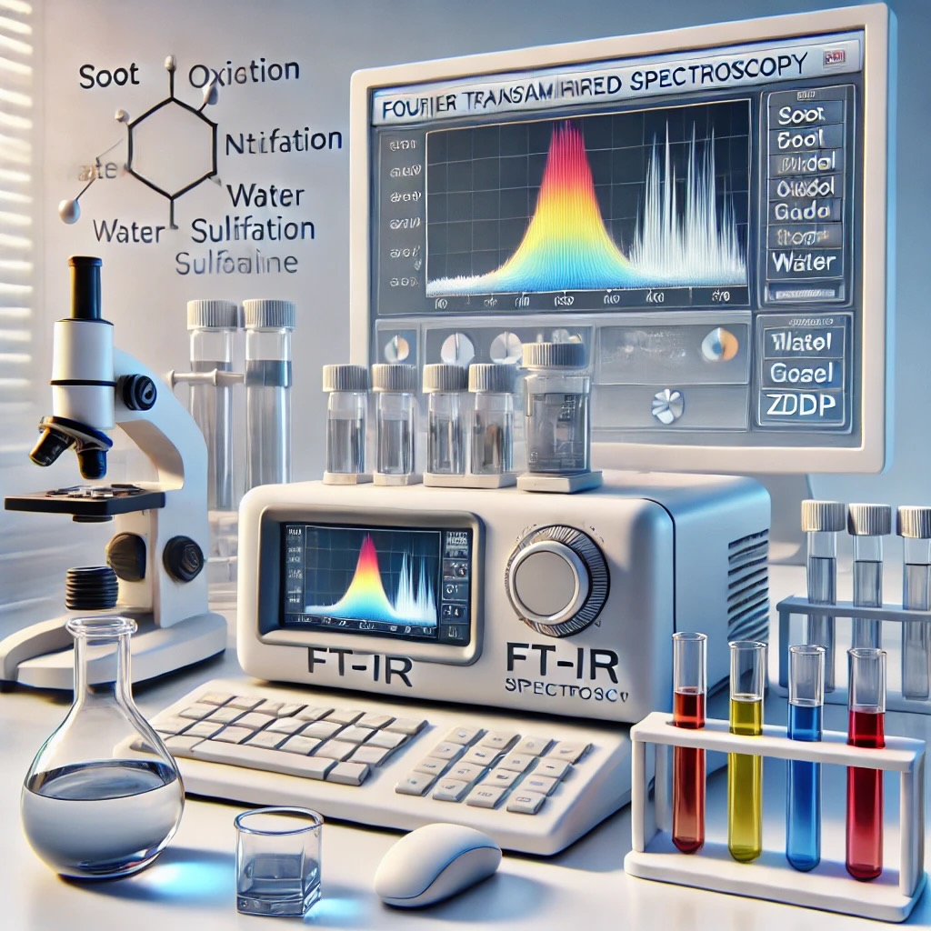 FT-IR Determination (Soot, Oxidation, Nitration, Sulfation, Water, Glycol, Diesel, Gasoline, ZDDP)
