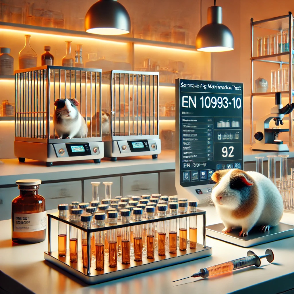 Sensitization Test (Guinea Pig Maximization Test EN ISO 10993-10)