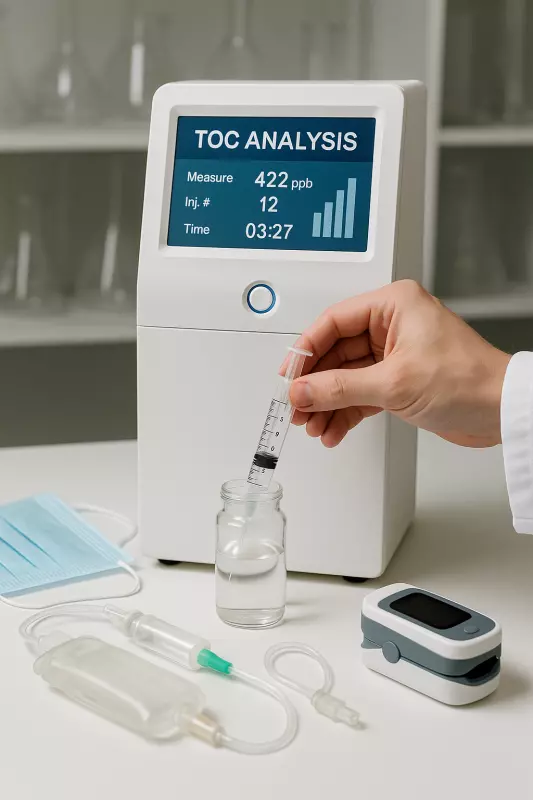 TOC Analysis in Medical Devices – Validation for Safety and Biocompatibility