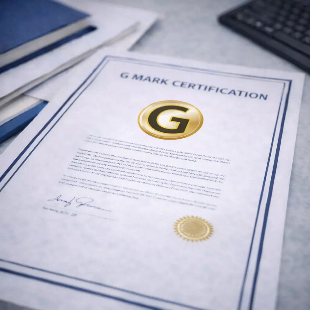 G Mark Certificate